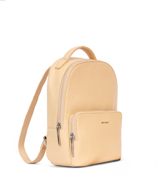 CAROSM Small Vegan Backpack - Theme | Color: Beige - variant::pancake