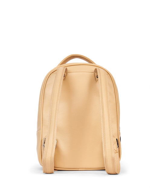 CAROSM Small Vegan Backpack - Theme | Color: Beige - variant::pancake