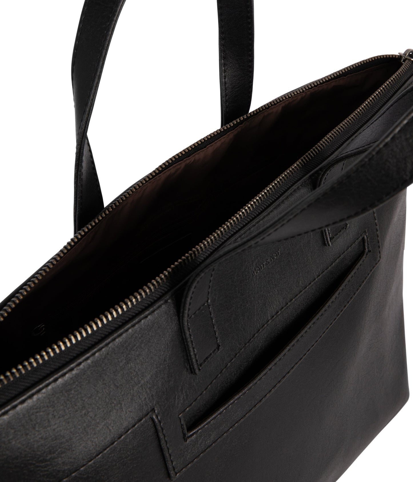 ELIO Vegan Tote Bag - Vintage | Color: Black - variant::black