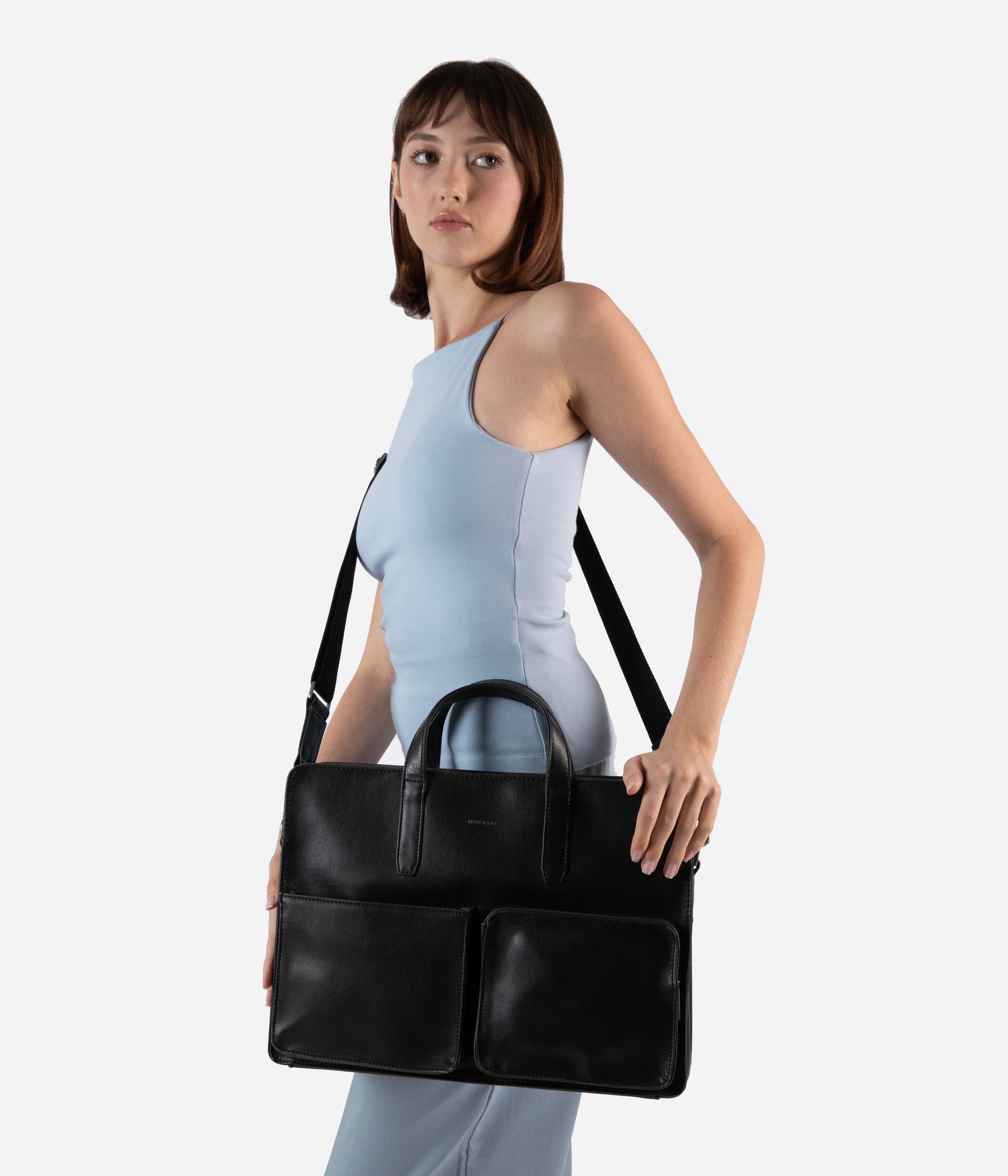 SOREN Vegan Briefcase - Vintage | Matt & Nat USA