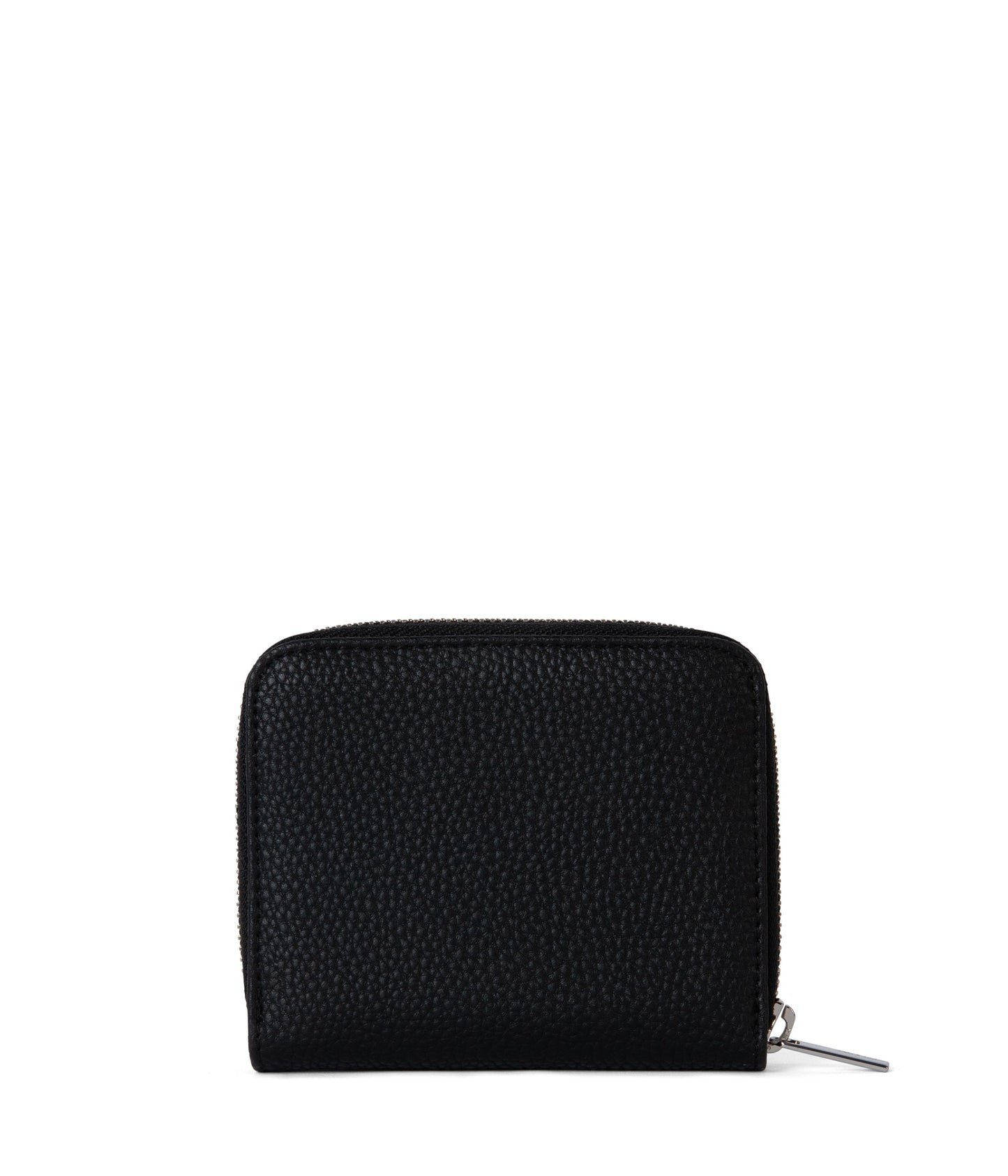 RUE Small Vegan Zip Wallet - Grain | Color: Black - variant::black