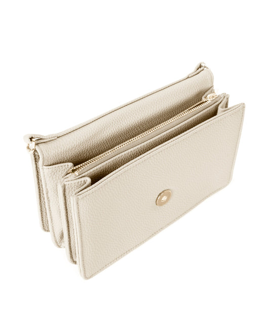 BEE Vegan Crossbody Bag - Grain | Color: Beige - variant::oat