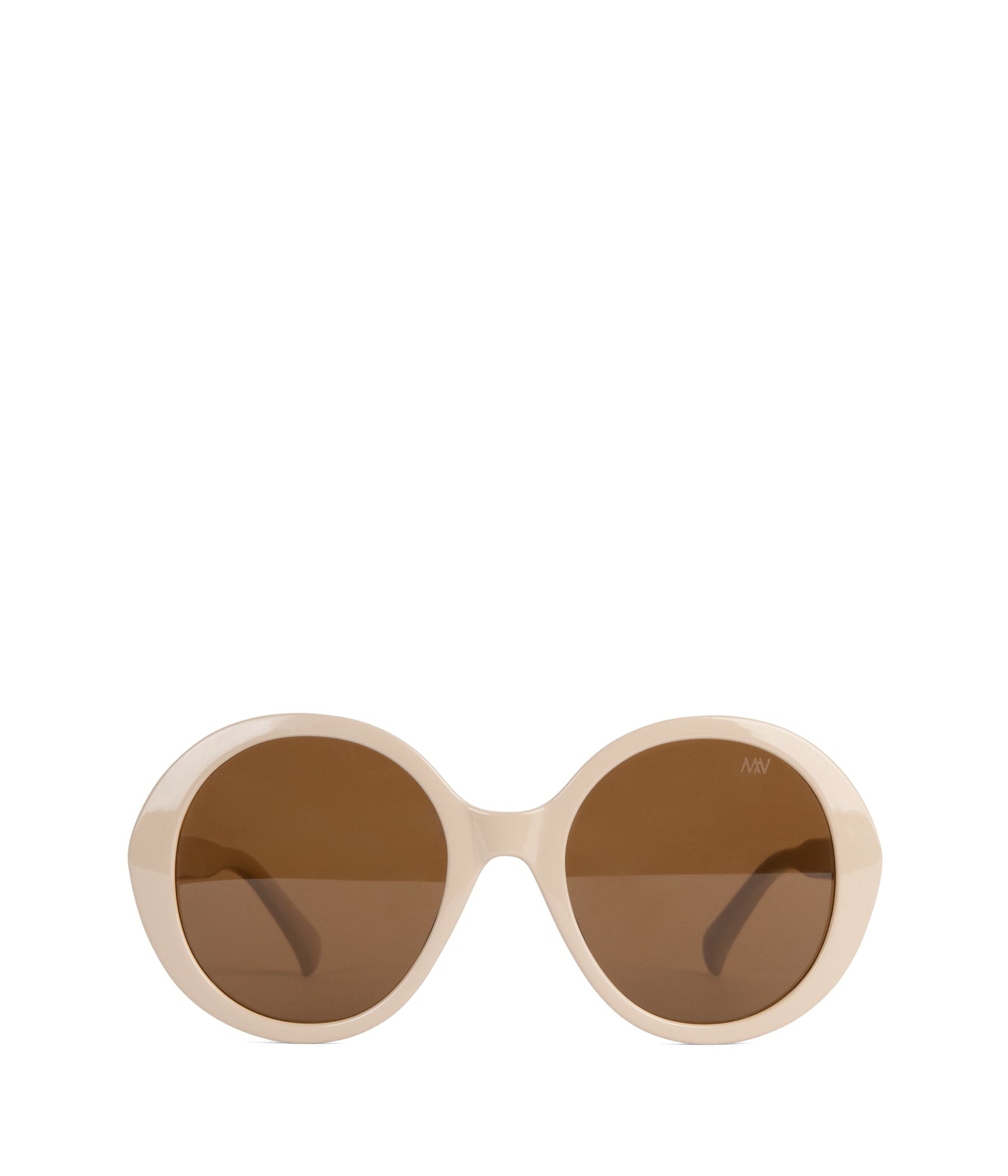 CRYO Oversized Recycled Sunglasses | Color: Beige, White - variant::nude