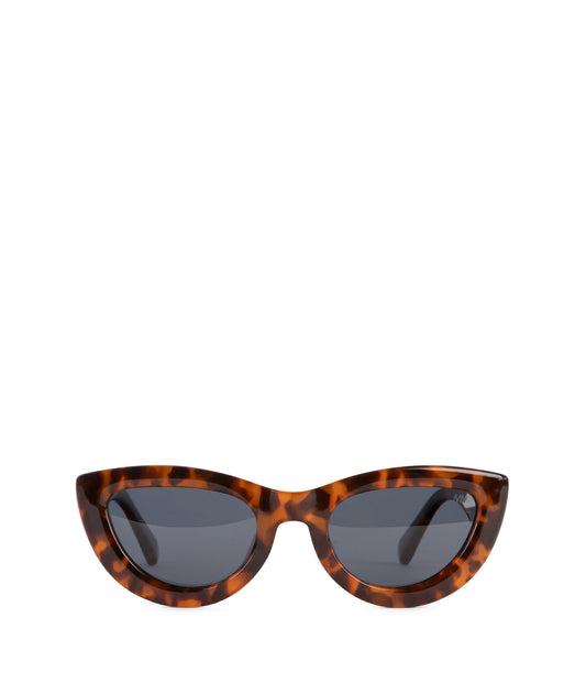 BELLA Cat-Eye Recycled Sunglasses | Color: Brown - variant::print