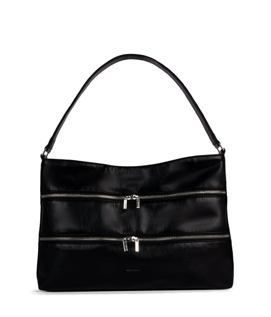 MALENE Vegan Shoulder Bag – Theme | Color: Black - variant::black