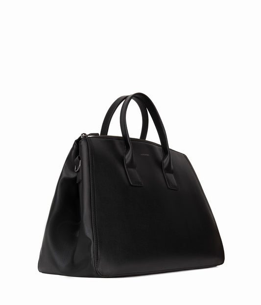 GIGI Vegan Weekender Bag - Vintage | Color: Black - variant::black