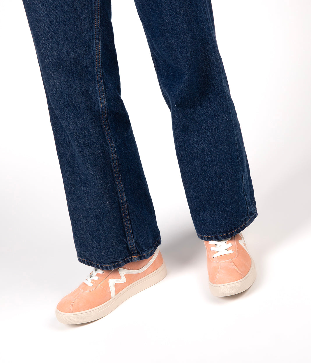 EIRA Women's Vegan Sneakers | Color: Peach - variant::peach