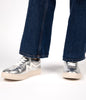 EIRA Women's Vegan Sneakers | Color: Silver - variant::silver