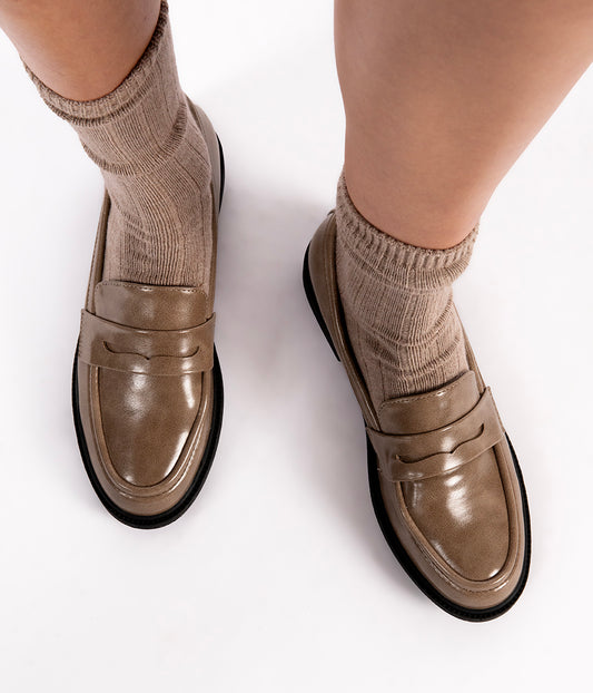ISEO Women's Vegan Loafer| Color: Sand - variant::sand