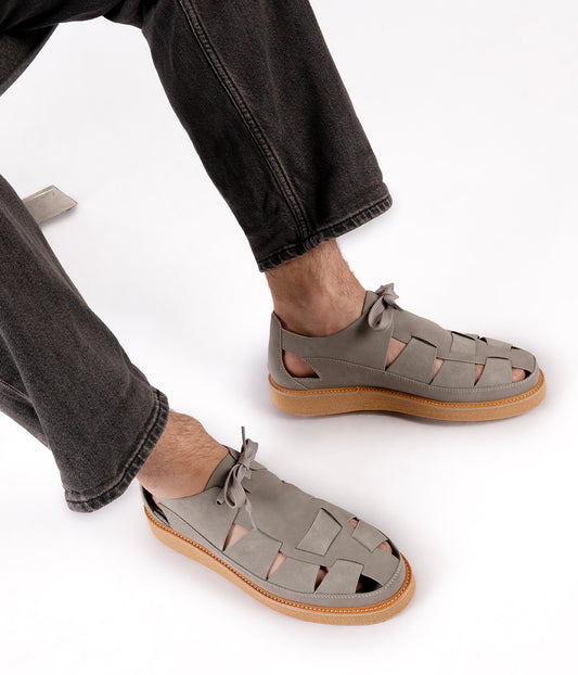 IZAK Men's Vegan  Sandals | Color: Grey - variant::grey
