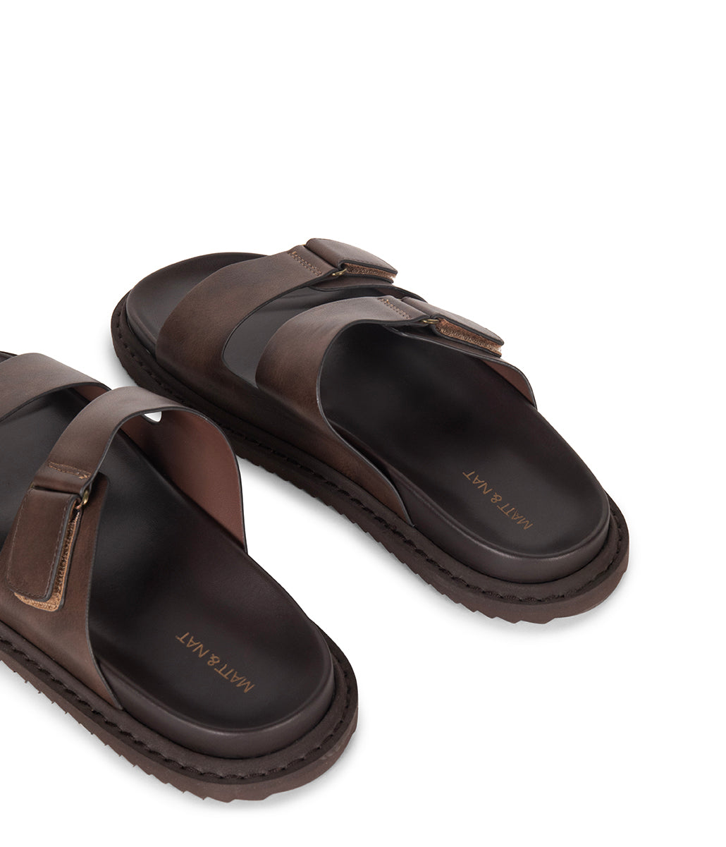 JOAO Men's Vegan Sandals | Color: Brown - variant::brown