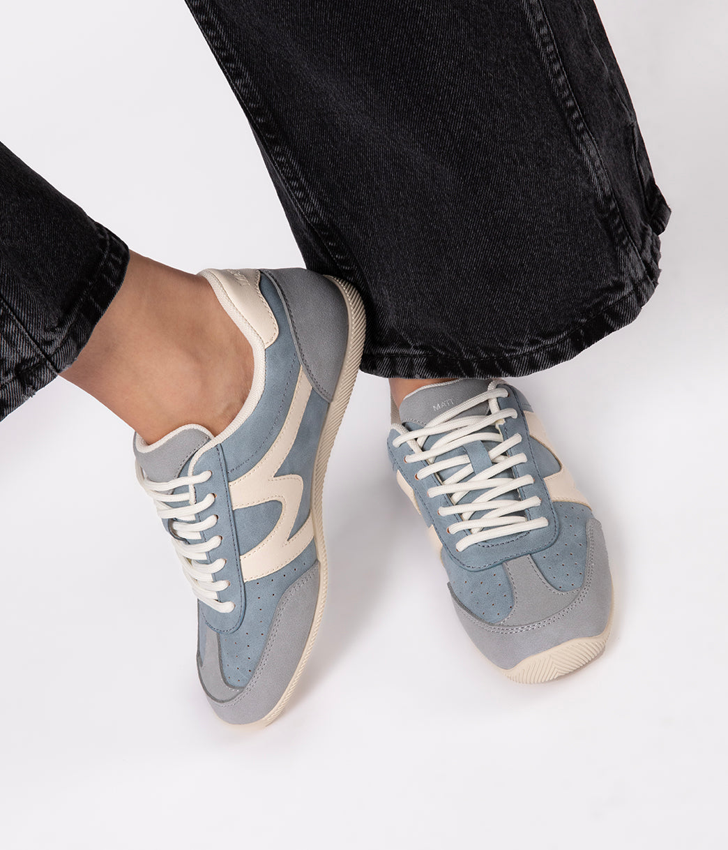 SAKURA Women's Vegan Sneakers | Color: Blue - variant::blue