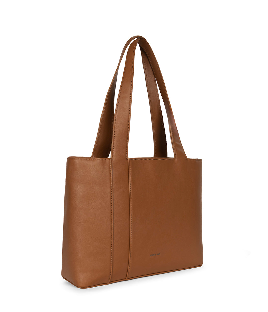 GARNI Vegan Tote Bag - Forum | Color: Rum- variant::rum