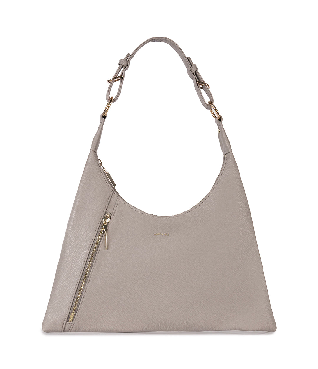 MORGAN Vegan Hobo Bag - Grain | Color: Plateau - variant::plateau