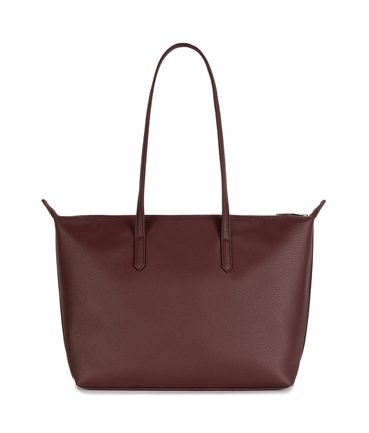 ABBI Vegan Tote Bag - Grain | Color: Cherry - variant::cherry