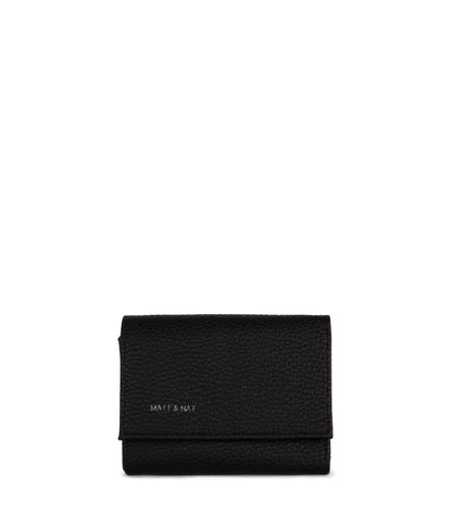 ARTIN Men's Vegan Trifold Wallet - Grain | Color: Black - variant::black