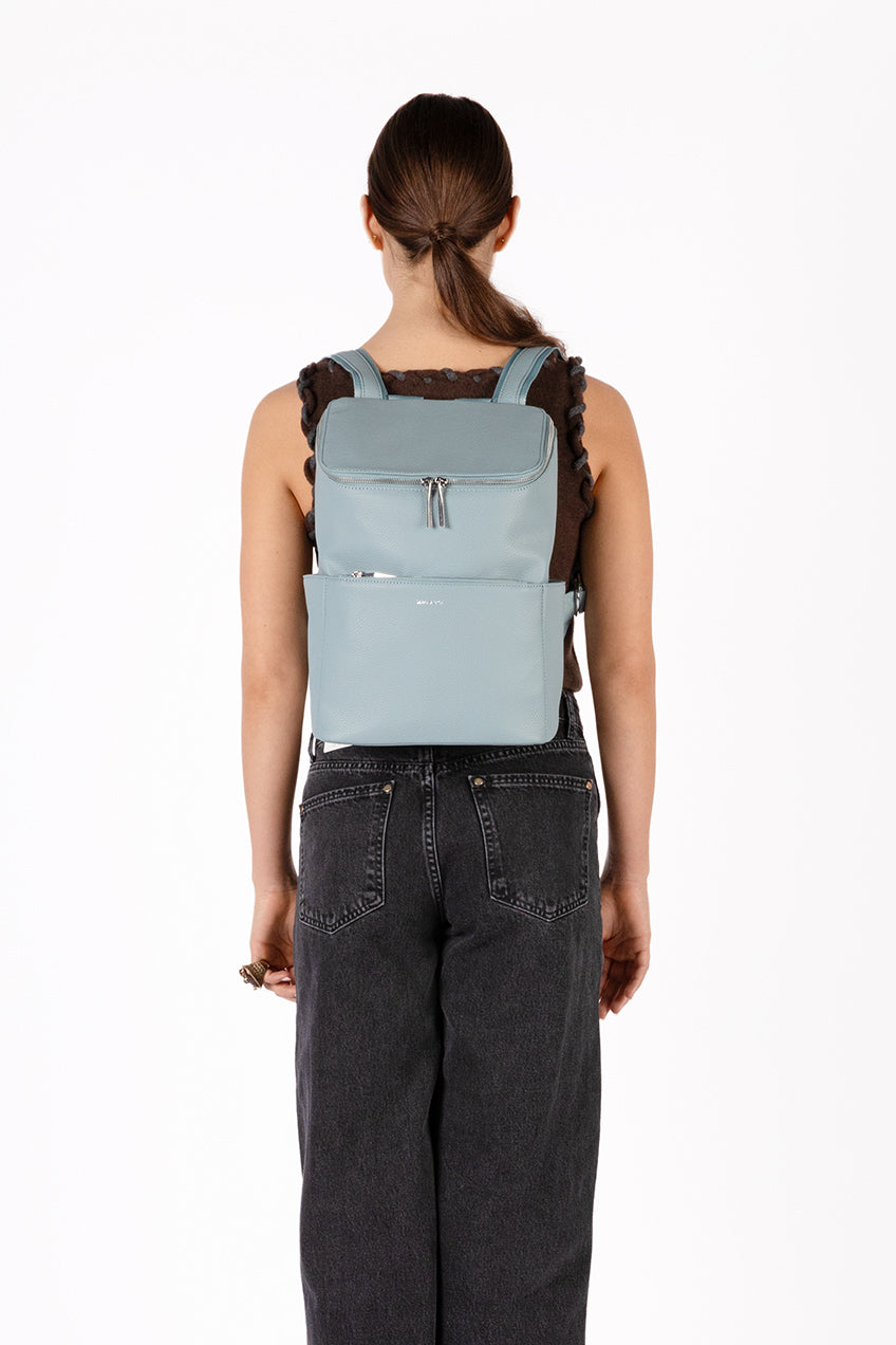 BRAVE Vegan Backpack - Grain | Color: Aquamarine - variant::aquamarine