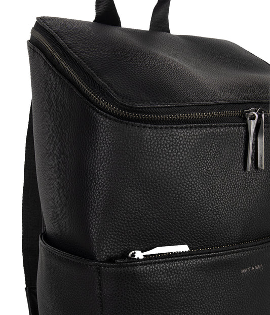 DEAN Vegan Backpack - Grain | Color: Black - variant::black