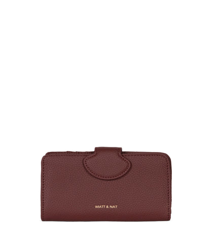 FLOAT Vegan Wallet - Grain | Color: Cherry- variant::cherry