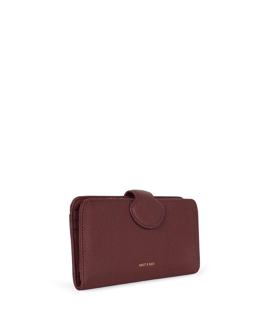 FLOAT Vegan Wallet - Grain | Color: Cherry- variant::cherry