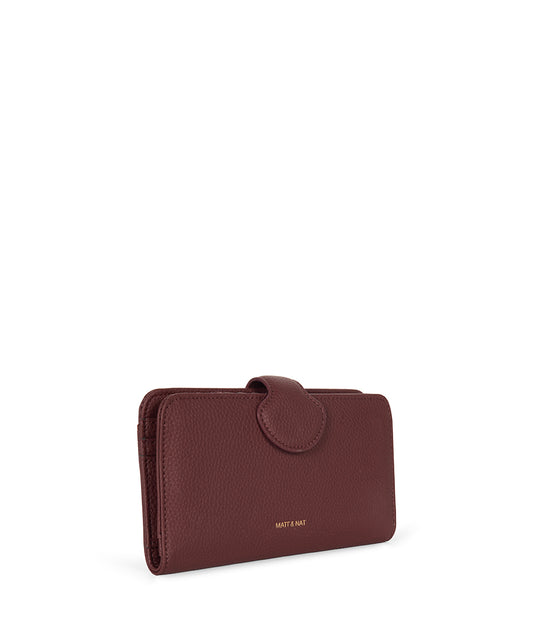 FLOAT Vegan Wallet - Grain | Color: Cherry- variant::cherry