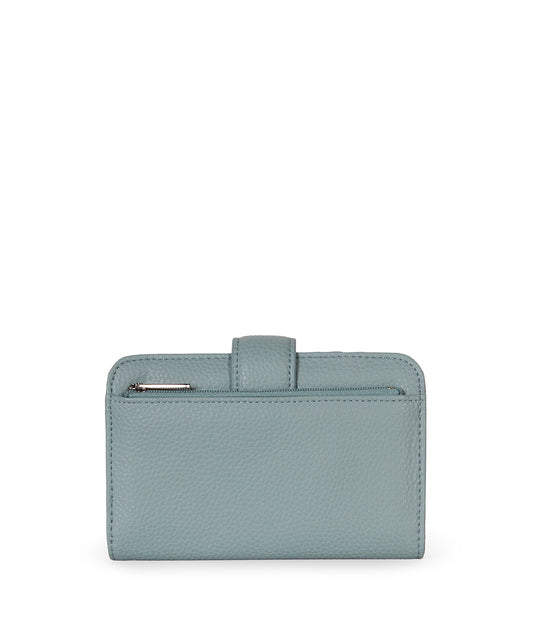 FLOATSM Small Vegan Wallet - Grain | Color: Aquamarine - variant::aquamarine