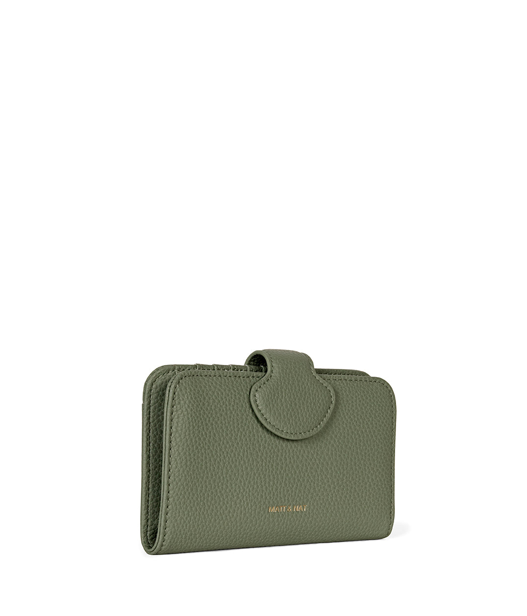 FLOATSM Small Vegan Wallet - Grain | Color: Olivine - variant::olivine