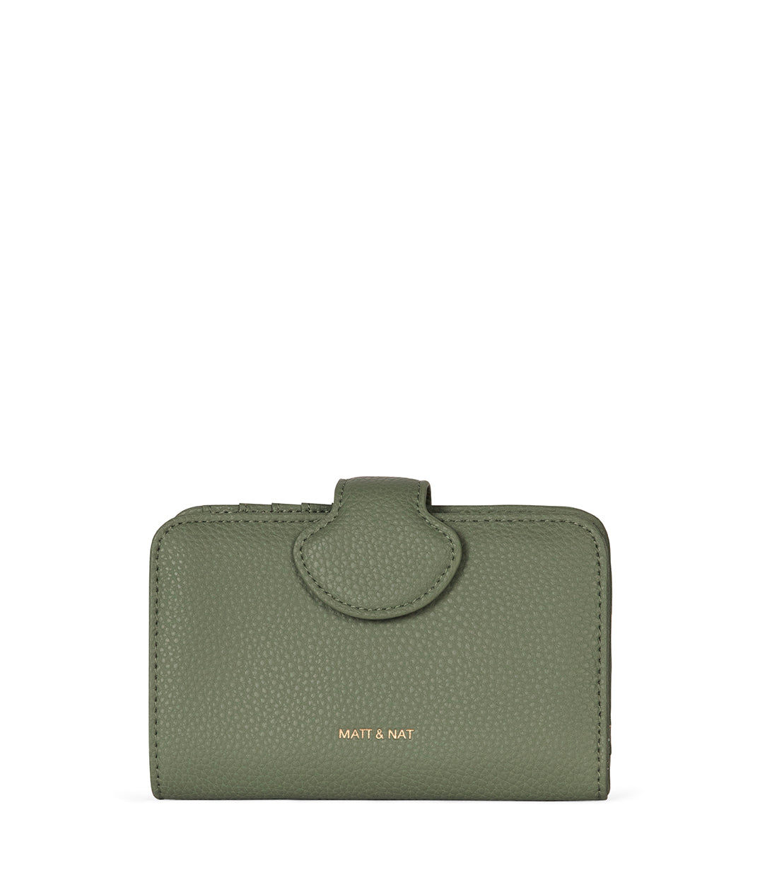 FLOATSM Small Vegan Wallet - Grain | Color: Olivine - variant::olivine