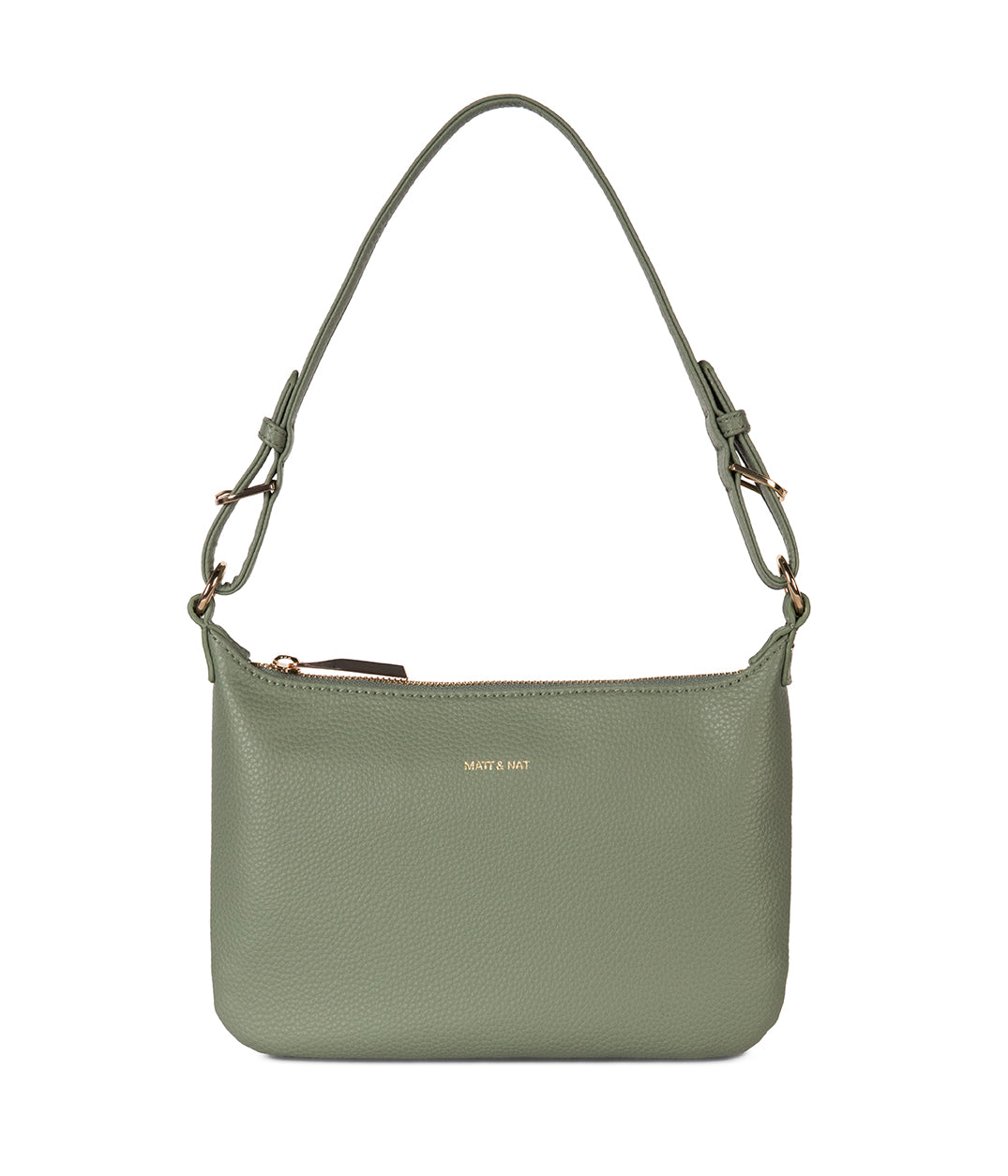 JINA Vegan Shoulder Bag – Grain | Color: Olivine - variant::olivine