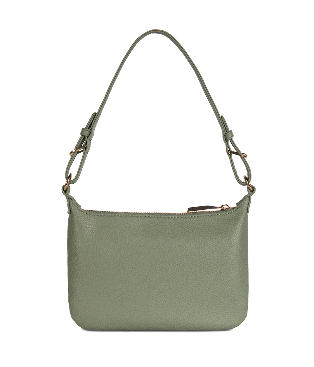 JINA Vegan Shoulder Bag – Grain | Color: Olivine - variant::olivine