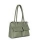 JORDI Vegan Tote Satchel – Grain | Color: Olivine - variant::olivine