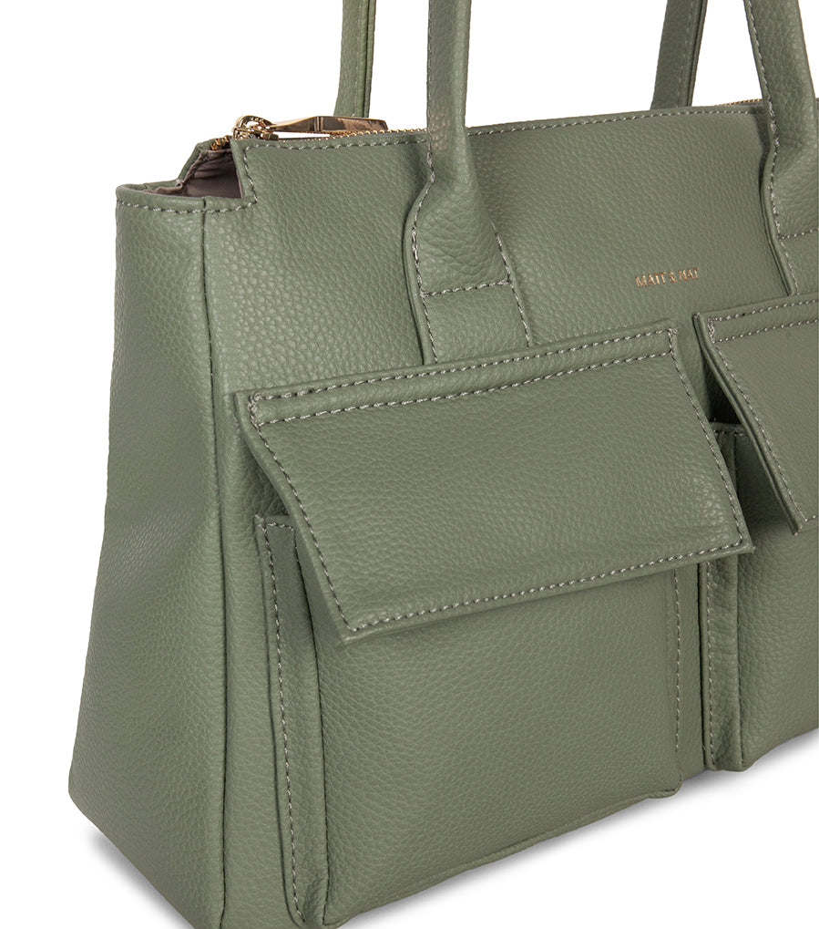 JORDI Vegan Tote Bag – Grain | Color: Olivine - variant::olivine
