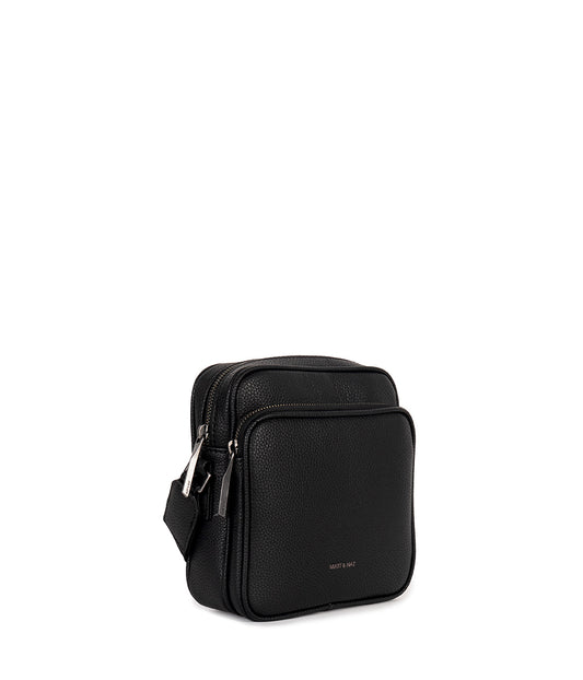 MARC Vegan Crossbody Bag - Grain | Color: Black - variant::black