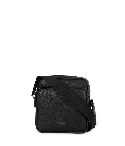 MARC Vegan Crossbody Bag - Grain | Color: Black - variant::black