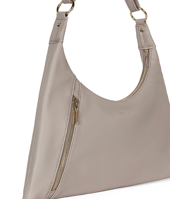 MORGAN Vegan Hobo Bag - Grain | Color: Plateau - variant::plateau