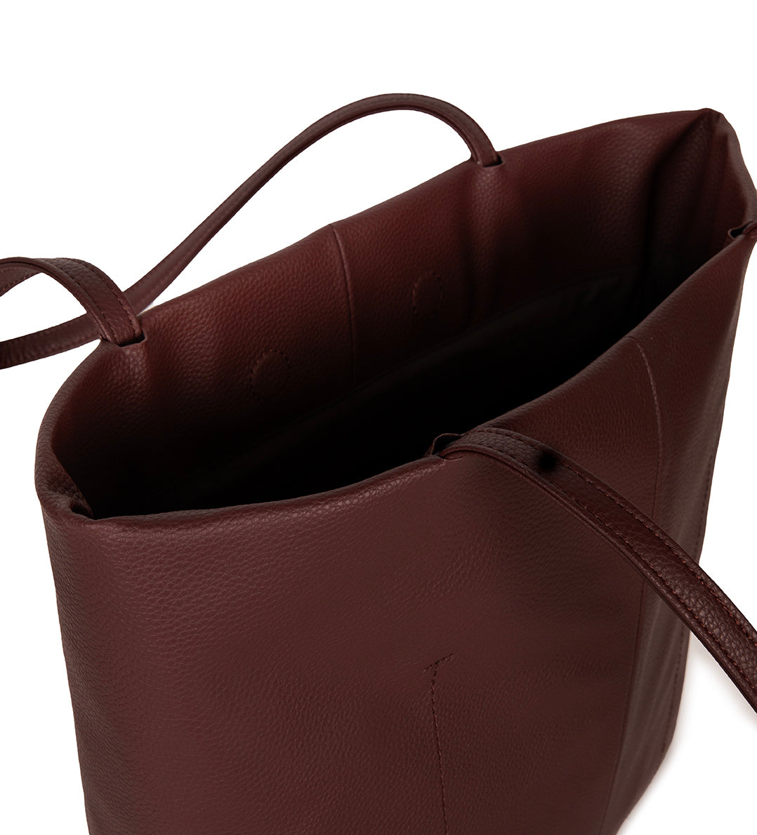 NATALIA Vegan Tote Bag – Grain | Color: Cherry - variant::cherry