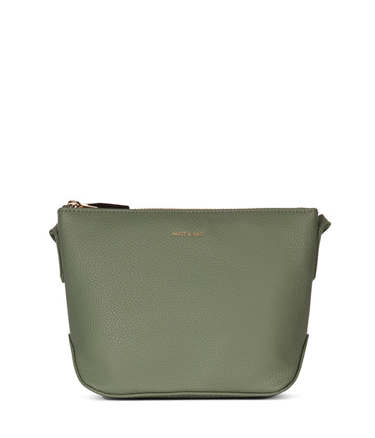 SAM Vegan Crossbody Bag - Grain | Color: Olivine - variant::olivine