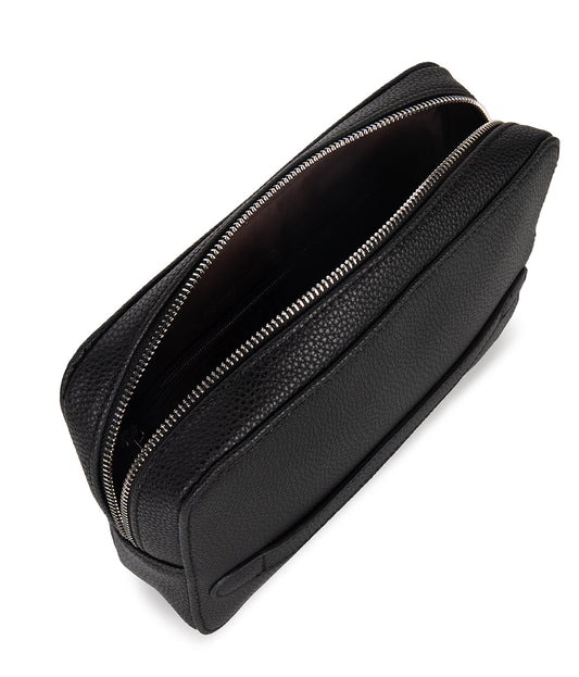 SAMUEL Vegan Pouch – Grain | Color: Black - variant::black