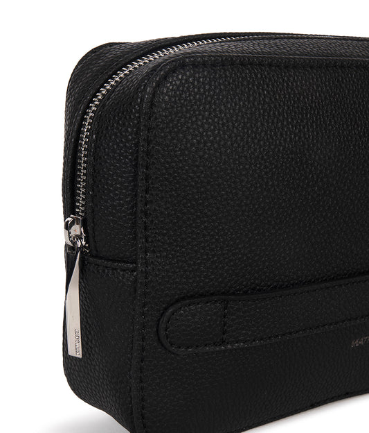 SAMUEL Vegan Pouch – Grain | Color: Black - variant::black