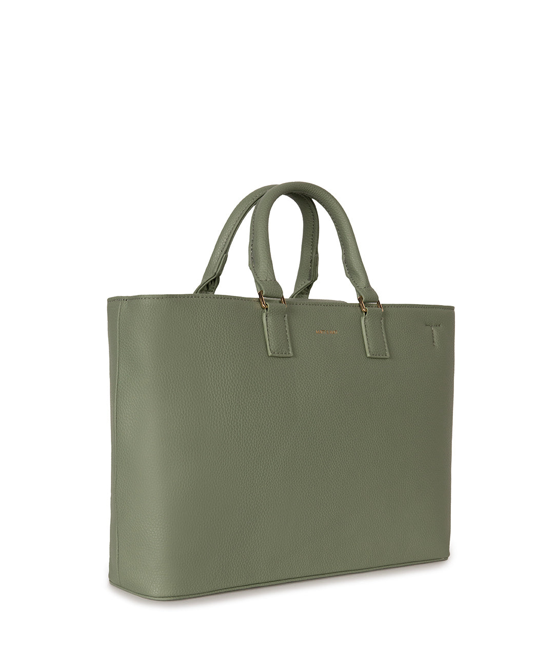 SEVYN Vegan Satchel - Grain | Color: Olivine - variant::olivine