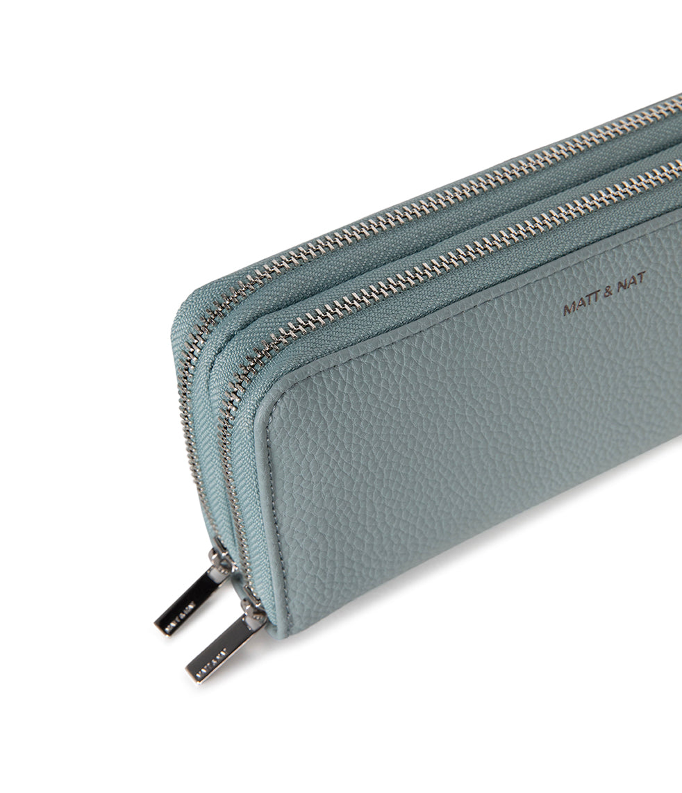 SUBLIME Vegan Wallet - Grain | Color: Aquamarine - variant::aquamarine