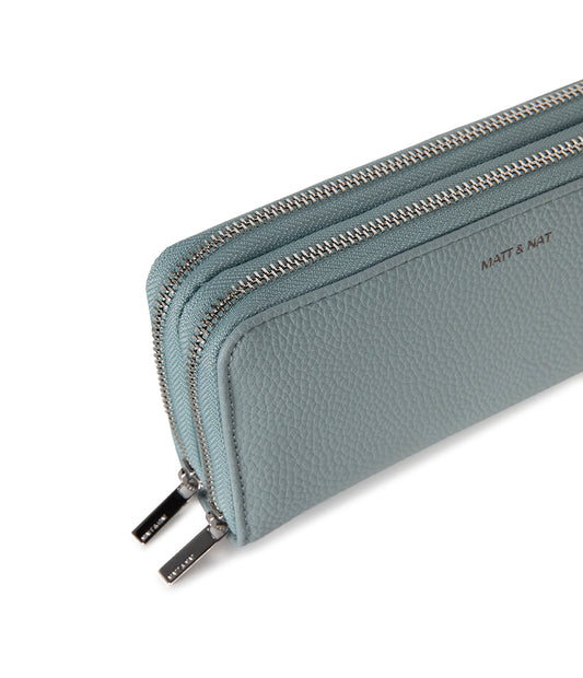 SUBLIME Vegan Wallet - Grain | Color: Aquamarine - variant::aquamarine