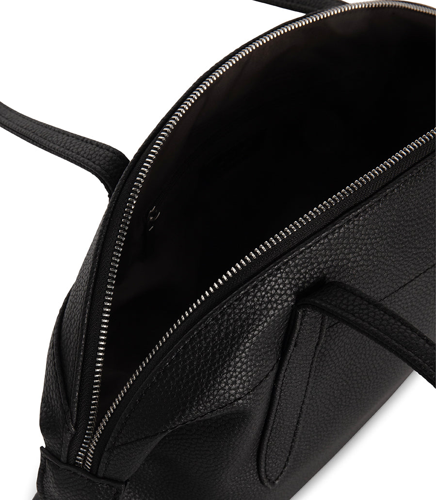 Vania Vegan Tote Bag – Grain | Color: Black - variant::black