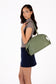VANIA Vegan Tote Satchel – Grain | Color: Plateau - variant::plateau