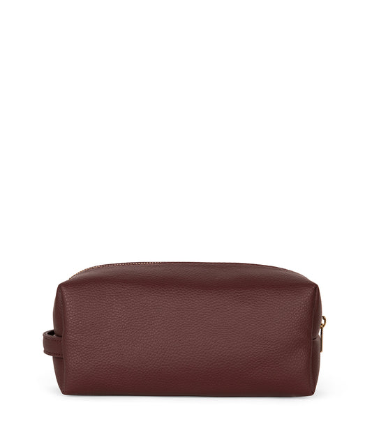 BLAIR Vegan Toiletry Case - Grain | Color: Cherry - variant::cherry