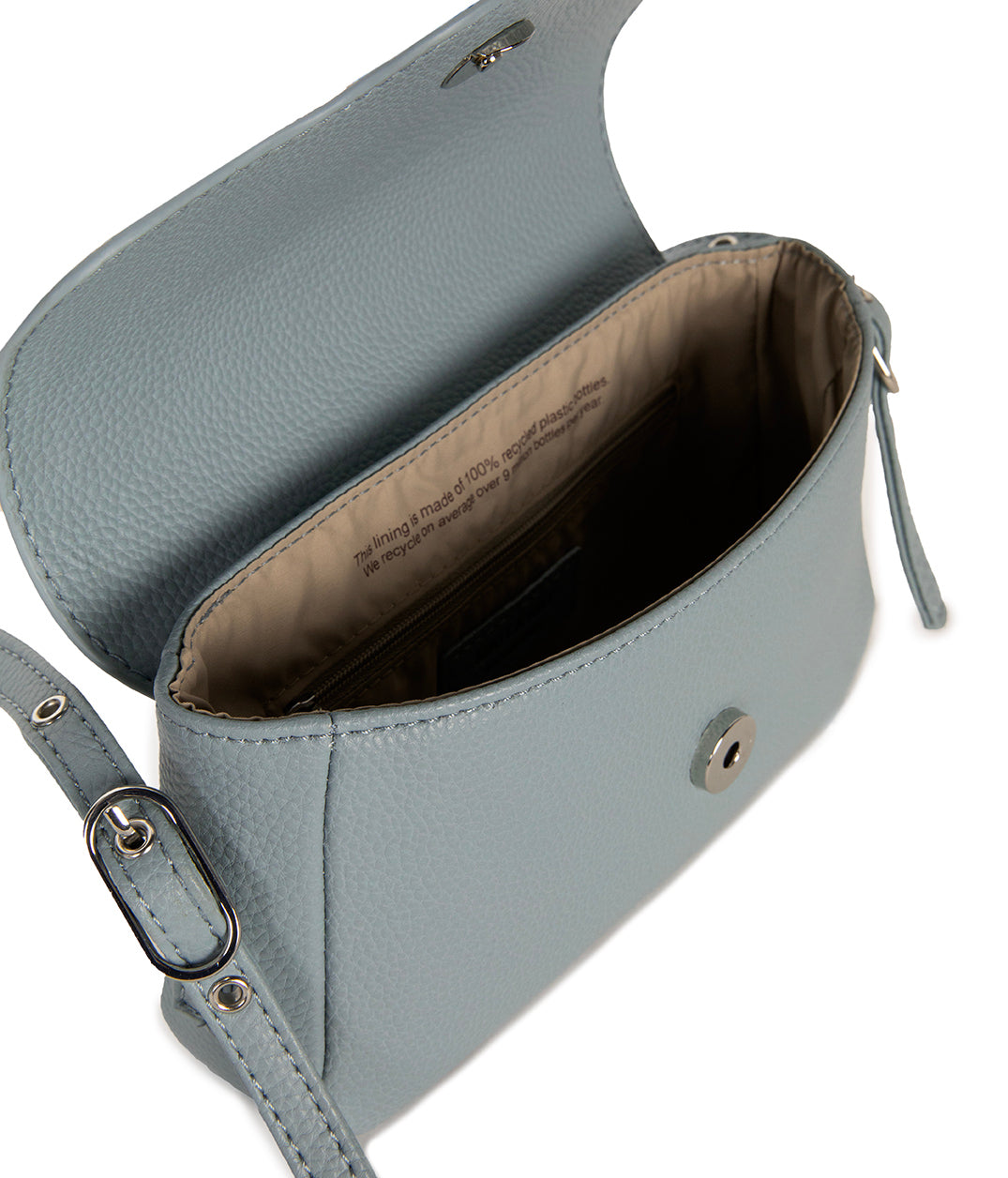 ISABELLE SM Vegan Crossbody Bag – Grain | Color: Aquamarine - variant::aquamarine