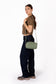 PAIR Vegan Crossbody Bag - Grain | Color: Aquamarine - variant::aquamarine
