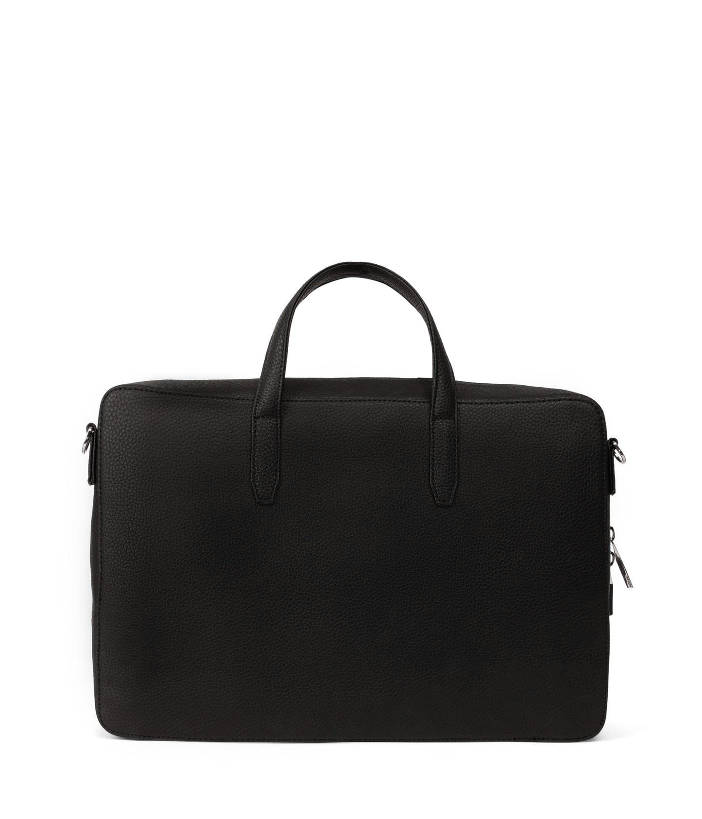 TOM Vegan Briefcase - Grain | Color: Black - variant::black