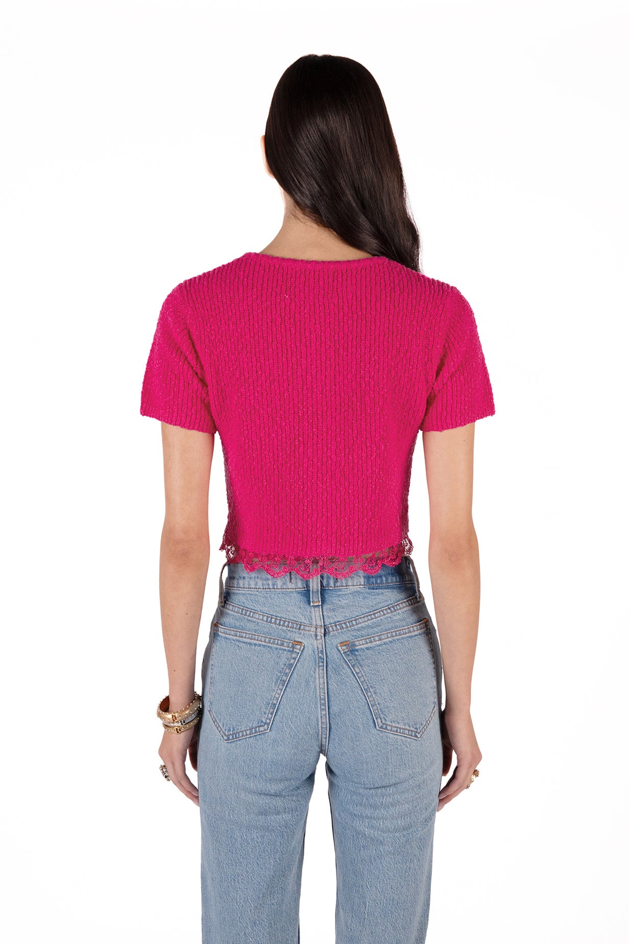 AYOU Knit Top | Color: Fushia - variant::fushia