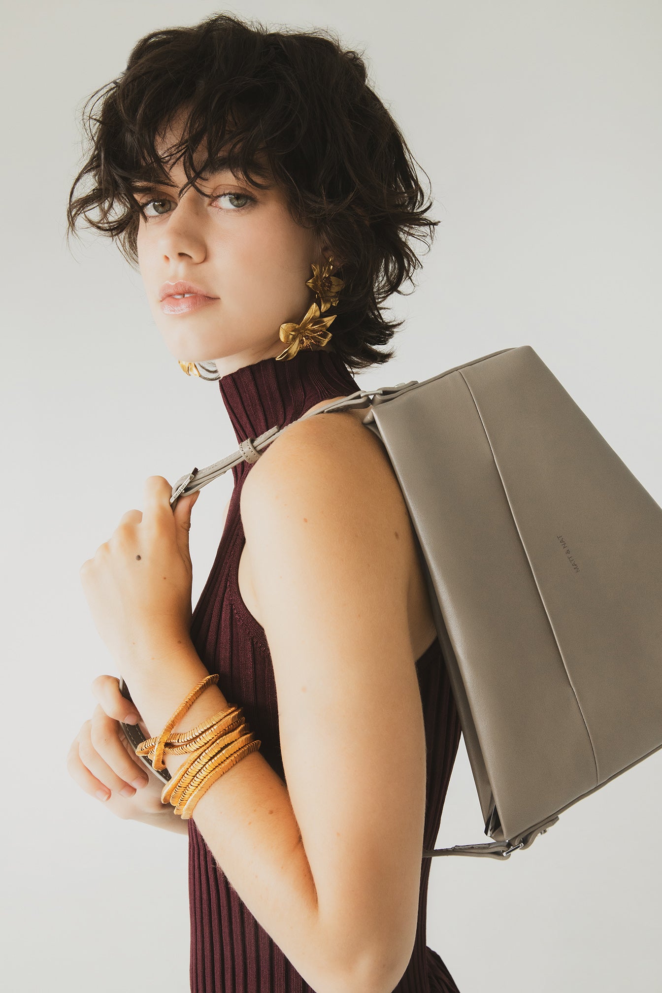 MAITRY Vegan Shoulder Bag - UPPEAL™ - UPPEAL™ | Color: Caicos - variant::caicos